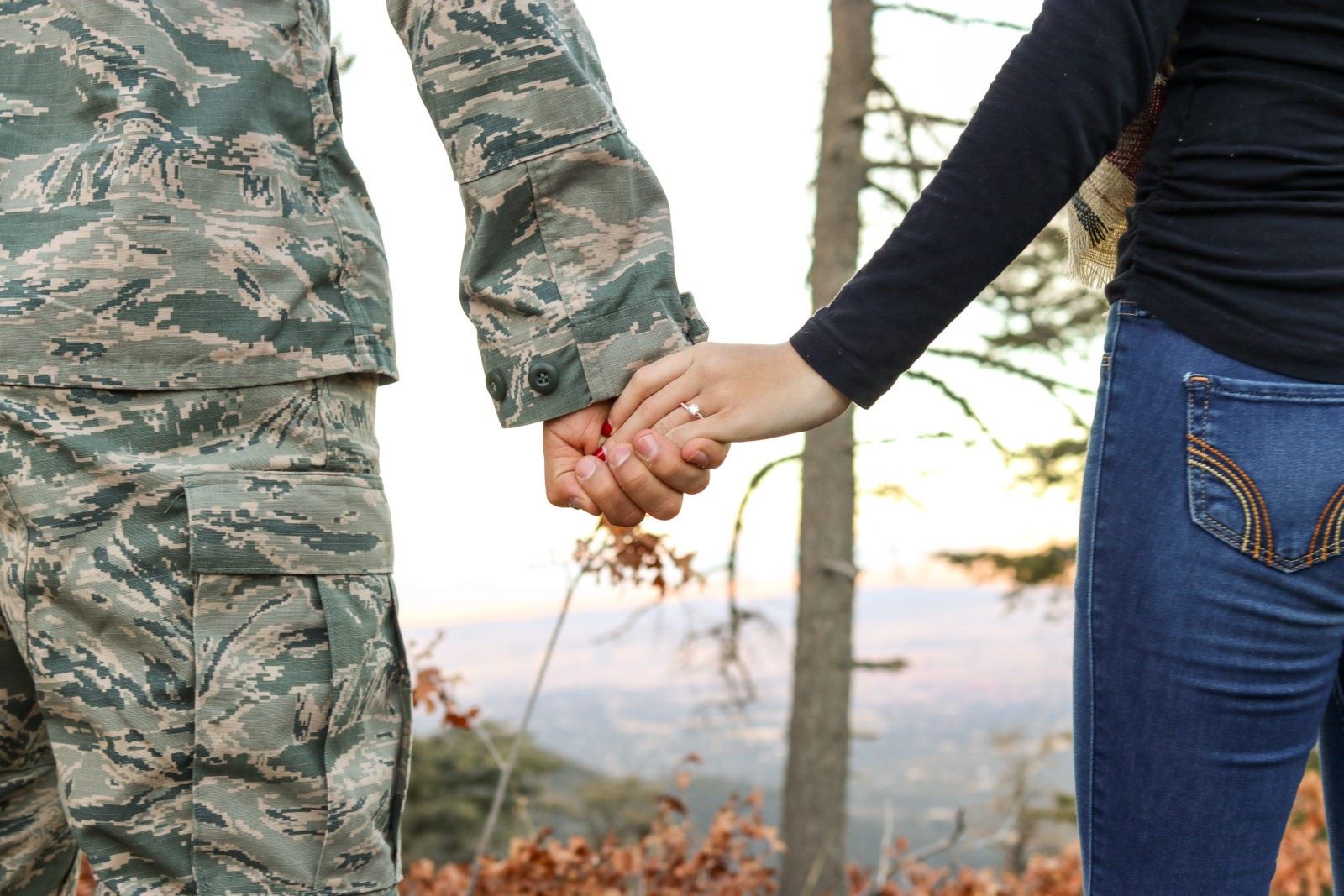 Military Husband with Wife